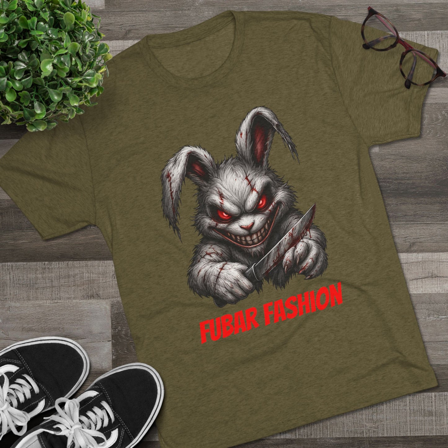 FUBAR Fashion Horror Bunny T‑Shirt
