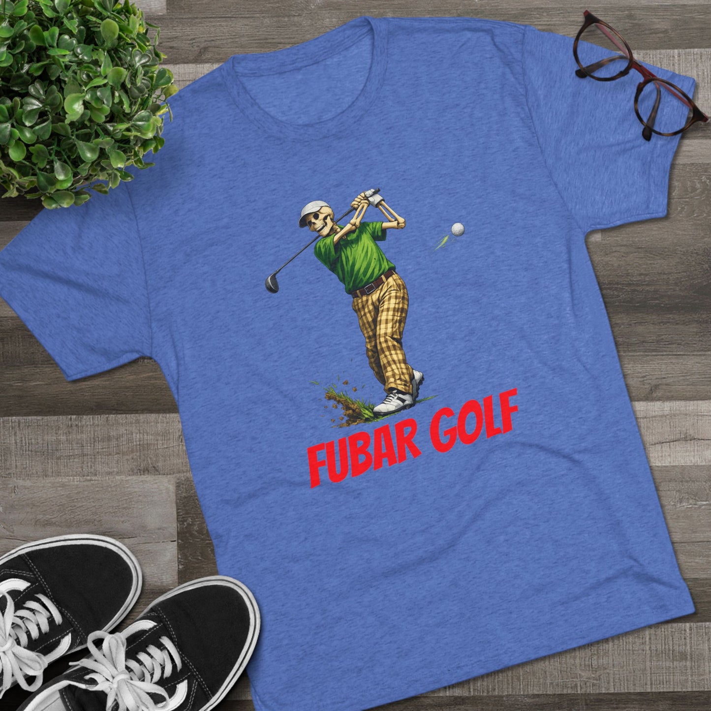 'FUBAR Golf' Vintage Golfer Graphic Tee