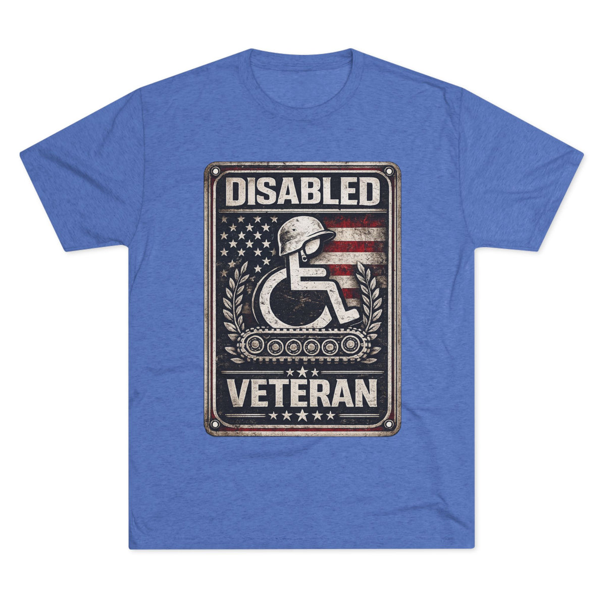 Disabled Veteran T-Shirt — I Say Random Offensive Shit” Back