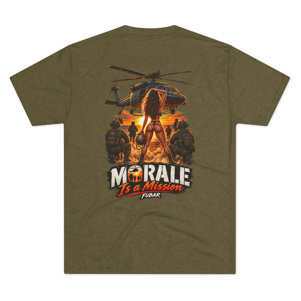 "Morale Is a Mission" Crew Shirt