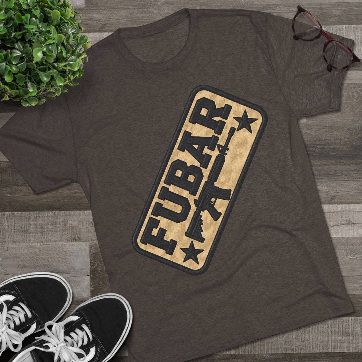 Fubar Front-Support Our Troops Pinup on Back
