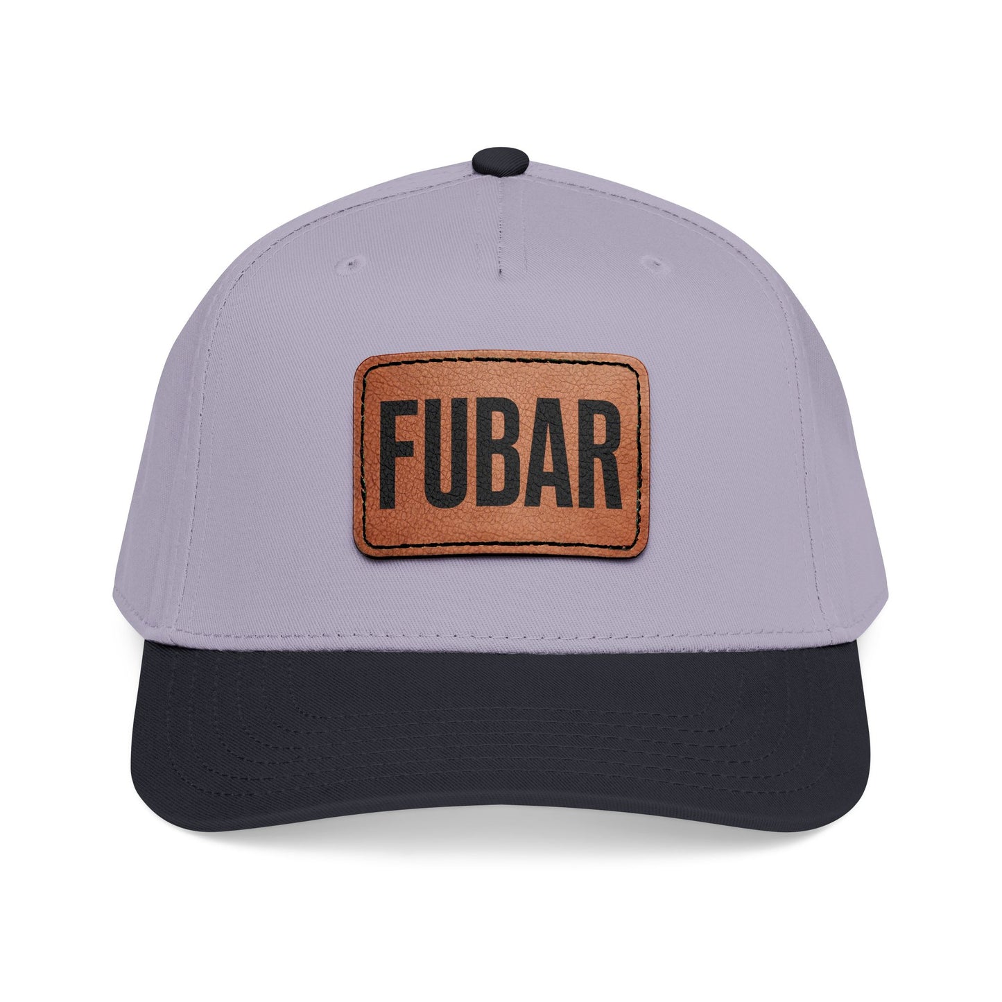 FUBAR Classic Leather Patch Hat