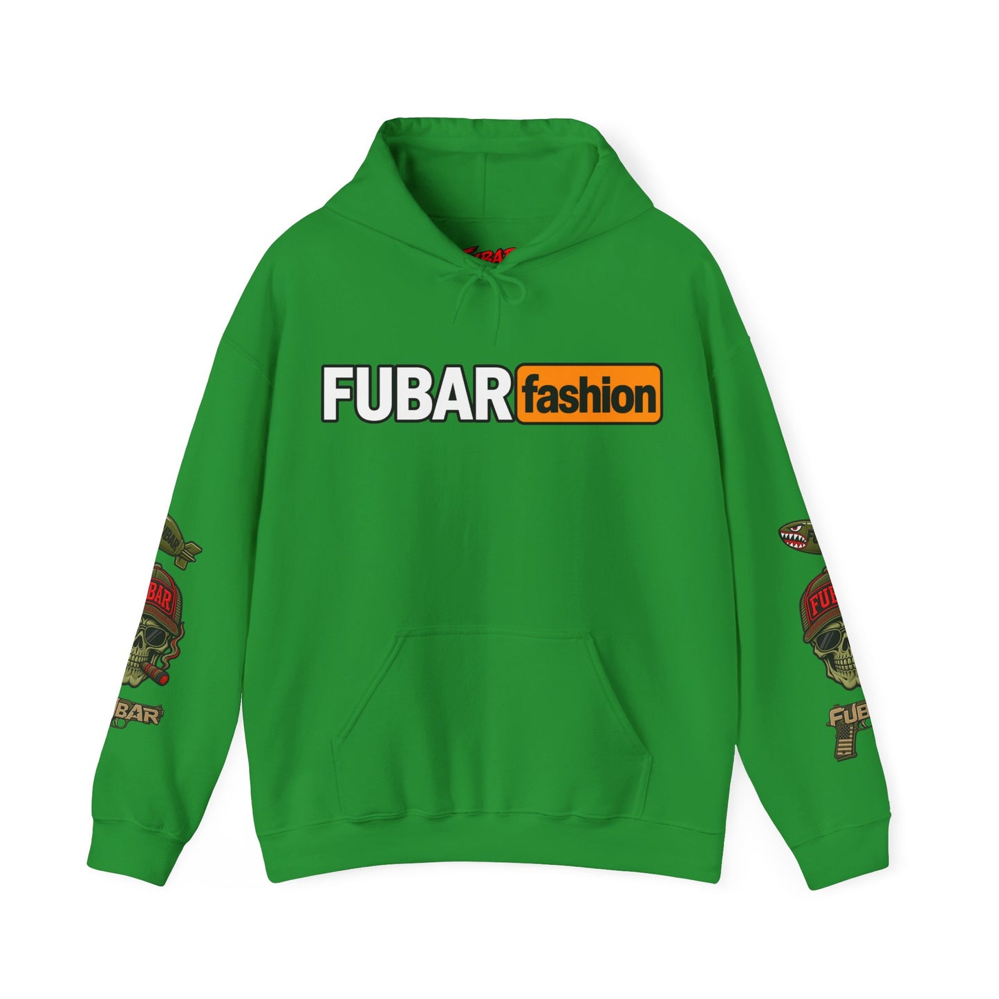 FUBAR Fashion Hoodie — Pin-Up Bomber Girl Graphic Pullover