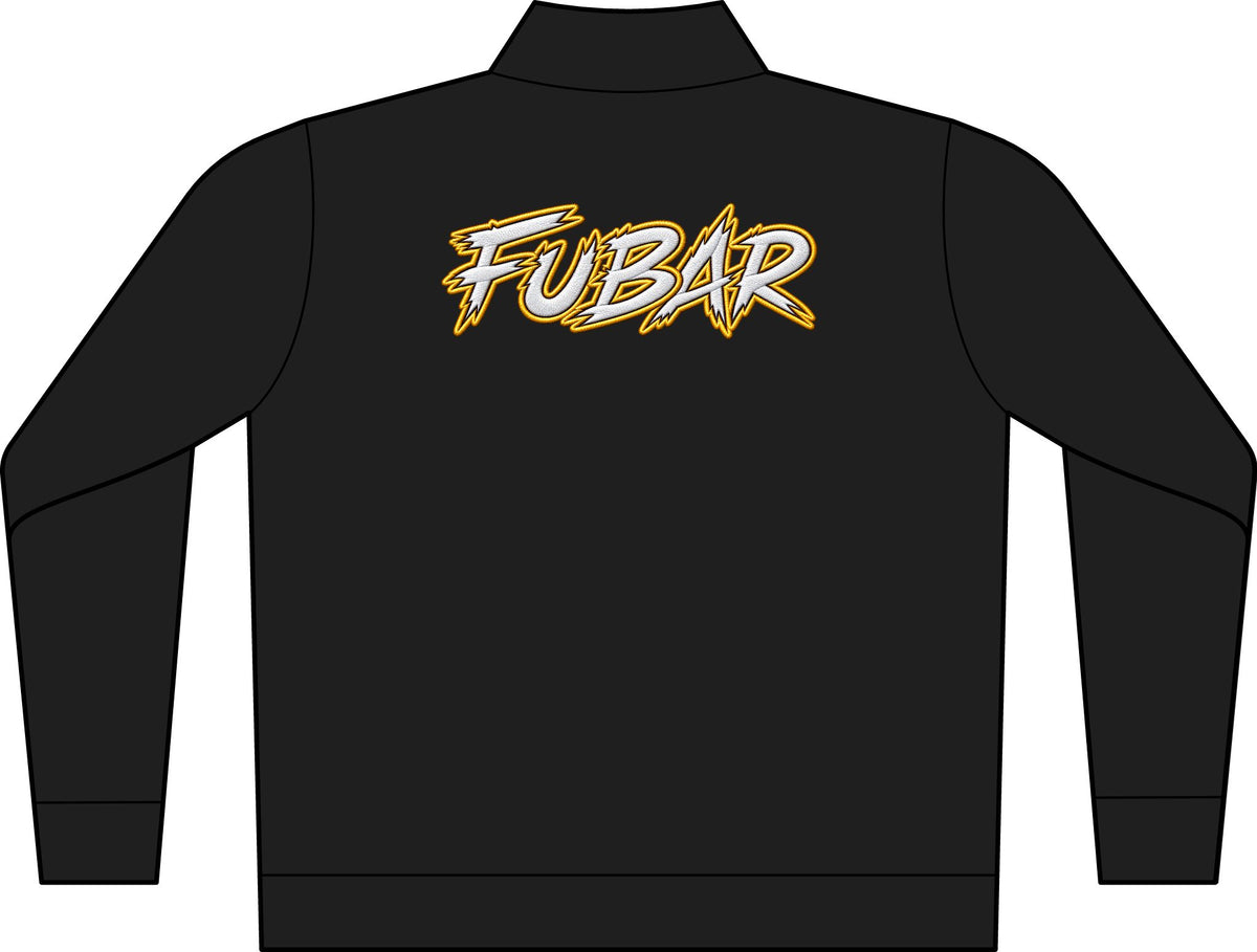 Embroidered Chest Logo Full-Zip Jacket — C-FREE Double Knit