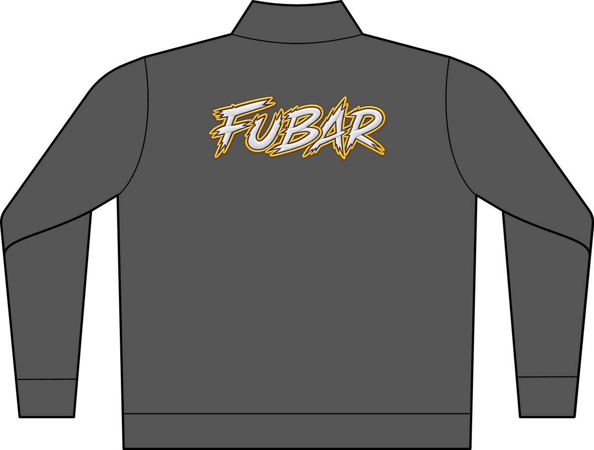Embroidered Chest Logo Full-Zip Jacket — C-FREE Double Knit