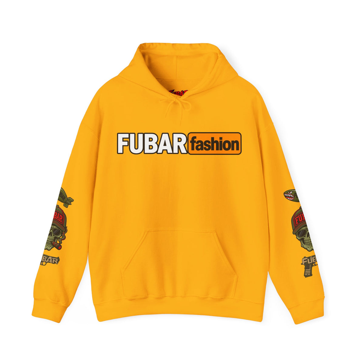 FUBAR Fashion Hoodie — Pin-Up Bomber Girl Graphic Pullover