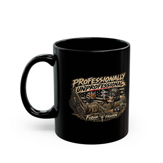 Professionally Unprofessional Skull Coffee Mug (11oz/15oz)