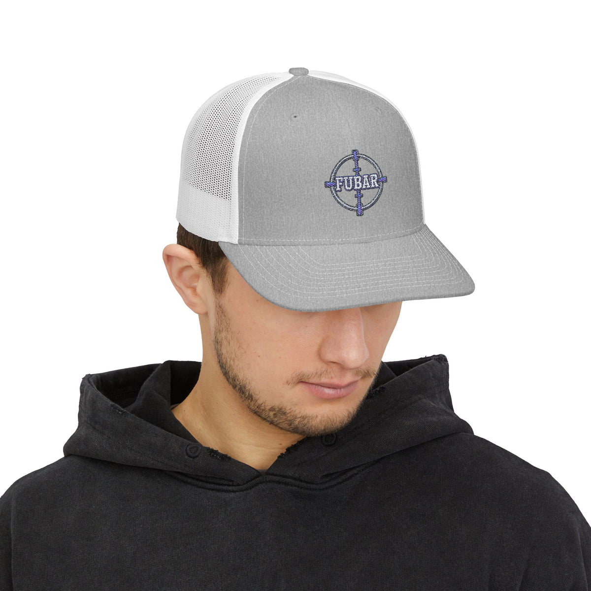 Richardson FUBAR Target Snapback Trucker Cap (Embroidered)