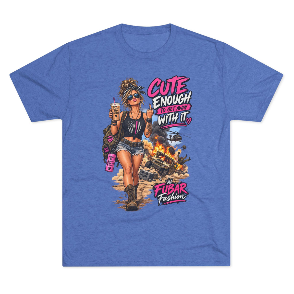 Women's Cute Enough To Get Away With It Tee
