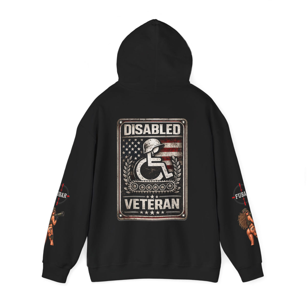 Disabled Veteran Hoodie — FUBAR Fashion "Dress Accordingly"