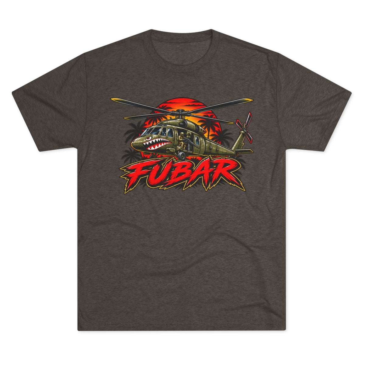 FUBAR Military Helicopter Tee