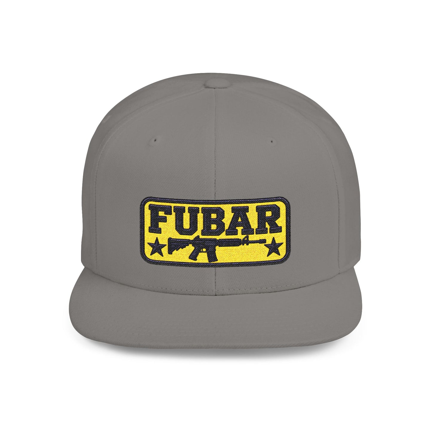 FUBAR Flat Bill Snapback Hat – Tactical Patch Cap