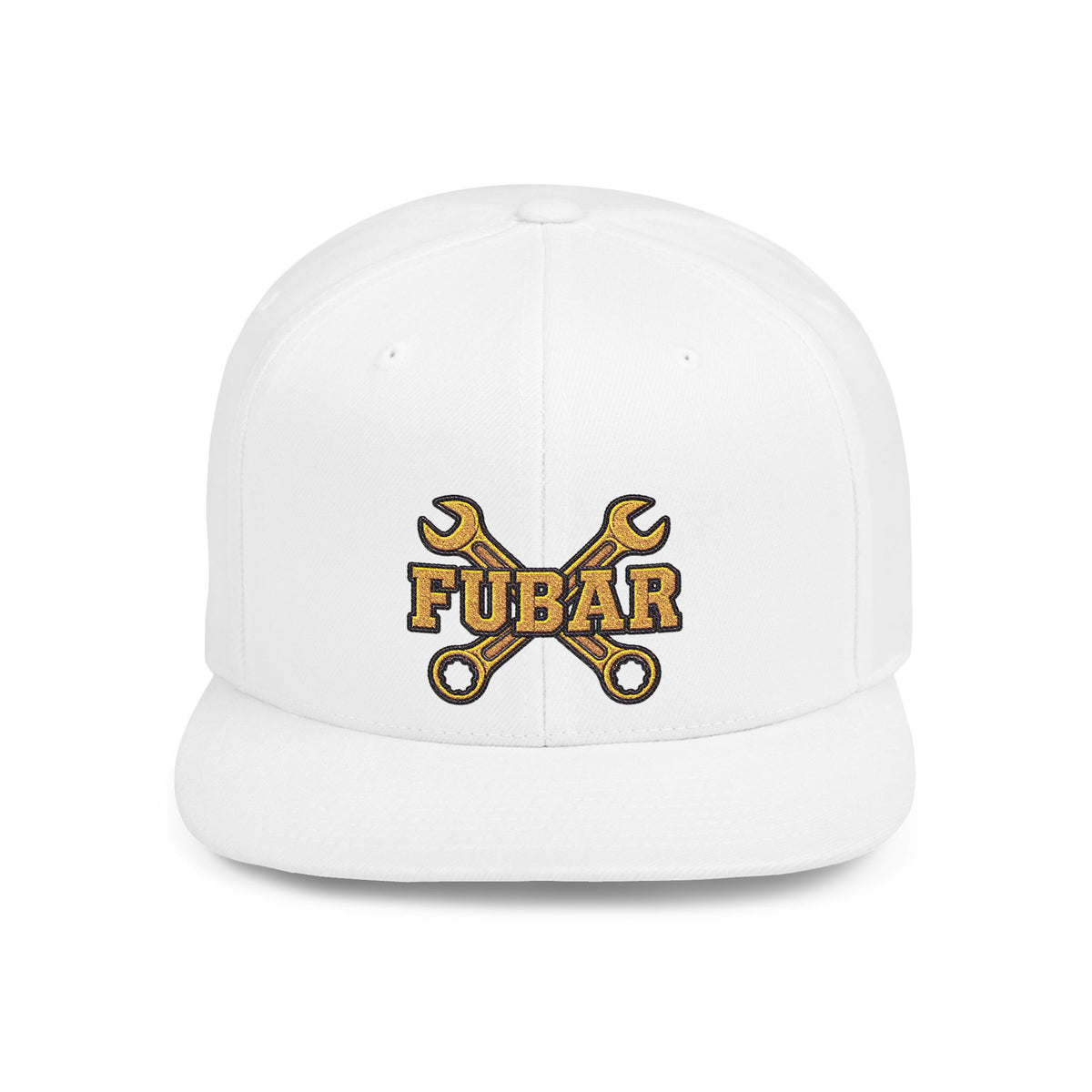 FUBAR Wrench Logo Flat-Bill Cap