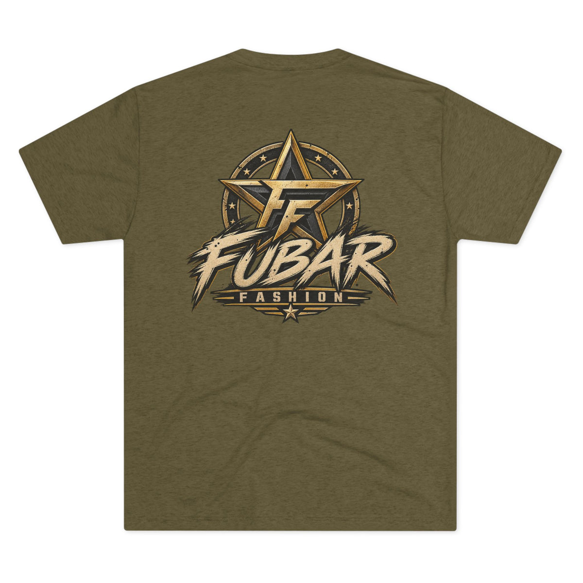 Military Inspired Bomb & Star Emblem T-Shirt