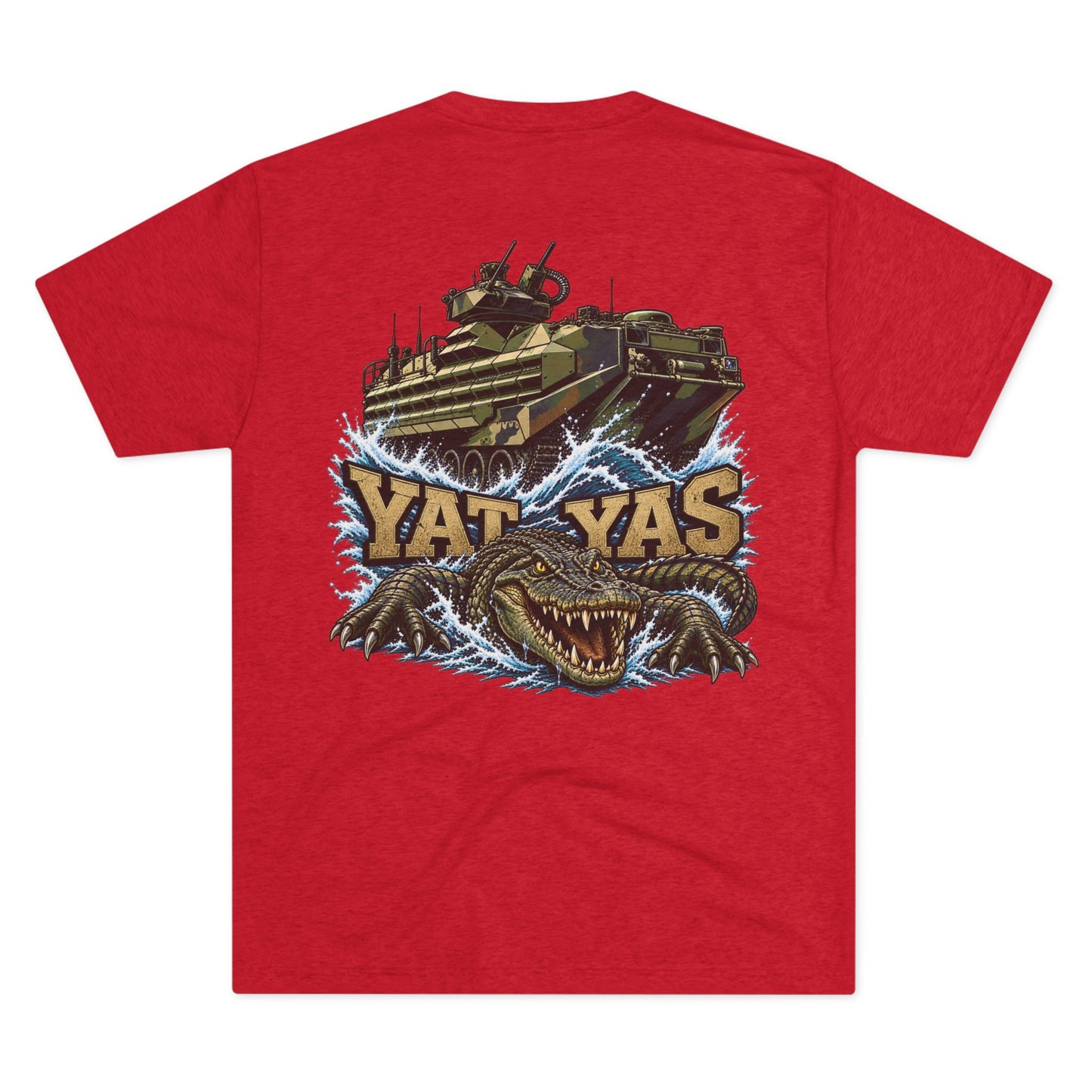YAT YAS back-military shirt