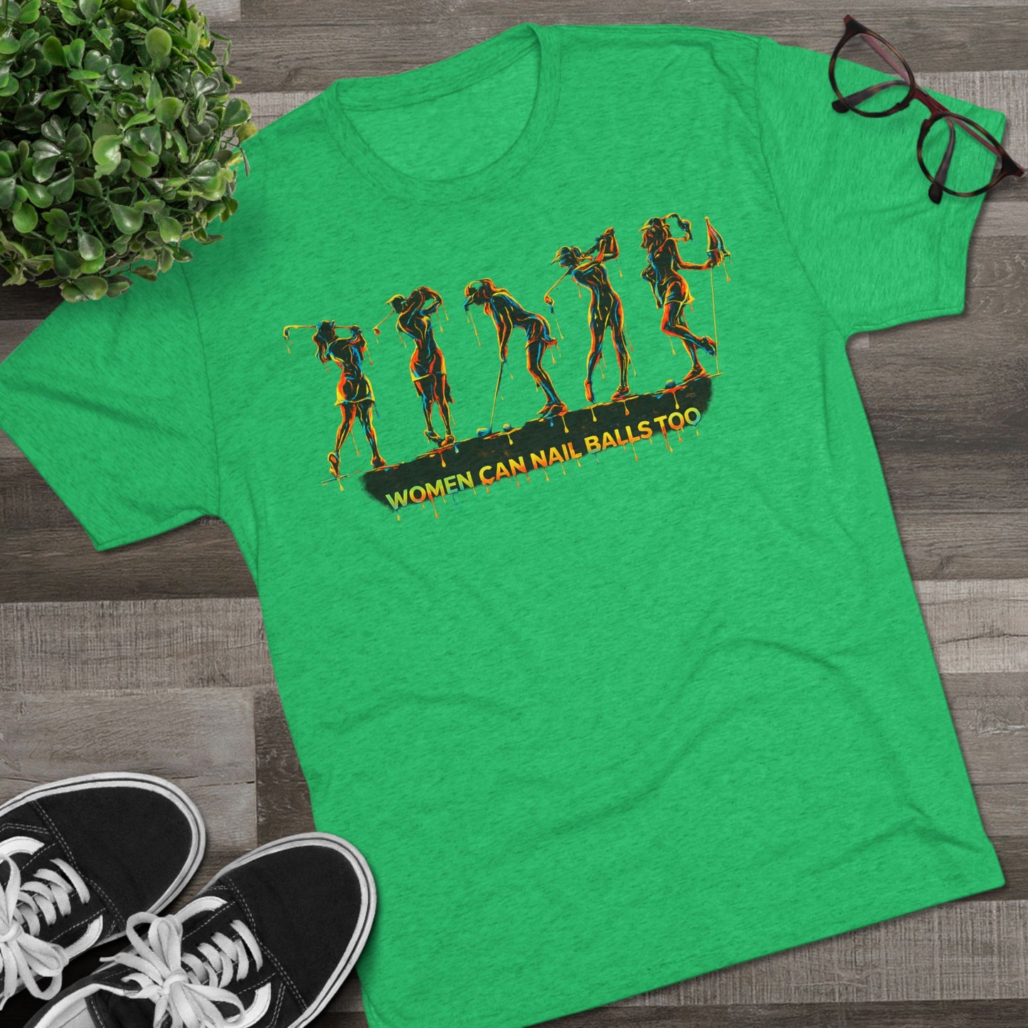 Women Can Nail Balls Tee