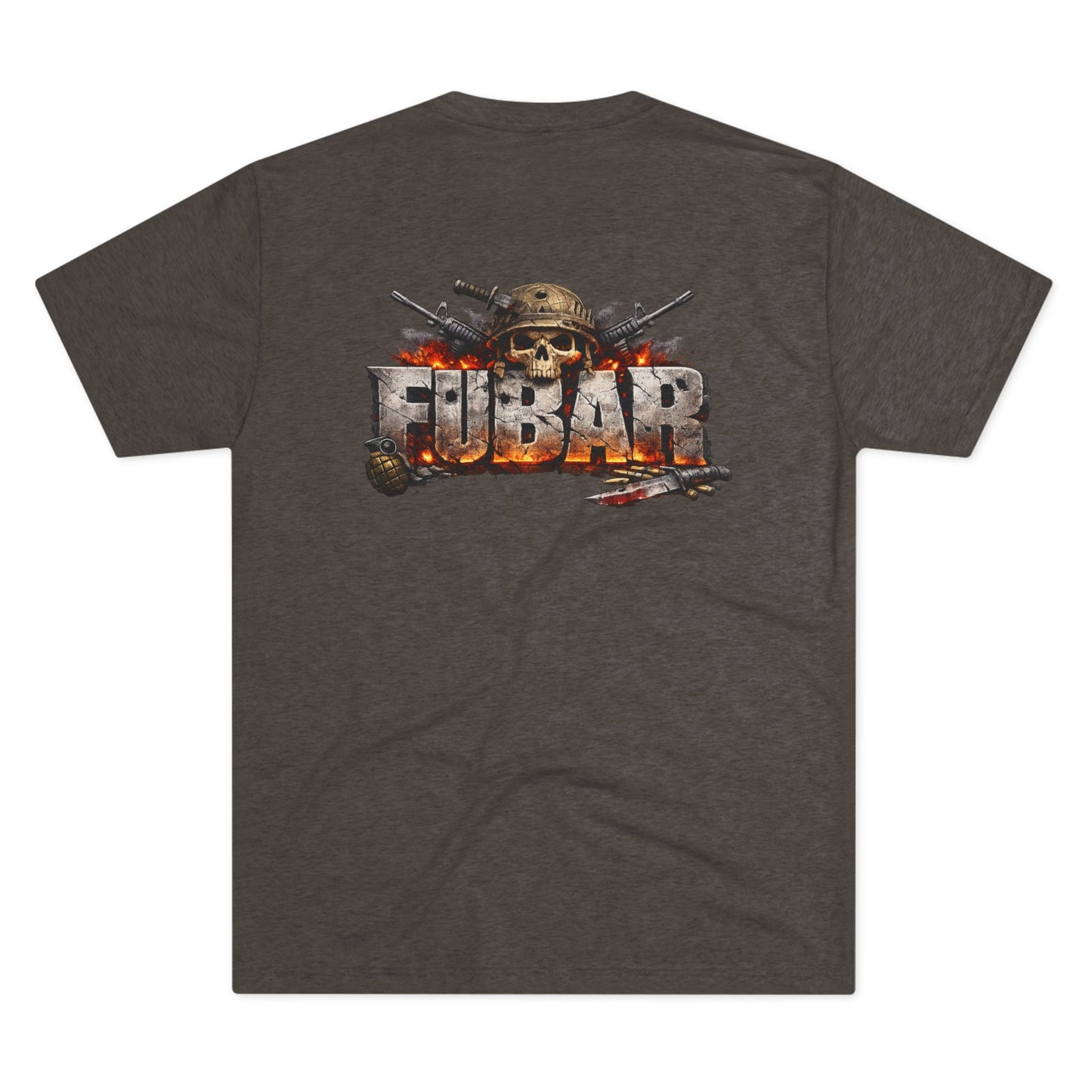 FUBAR Military Skull & Pin-Up Graphic Tee