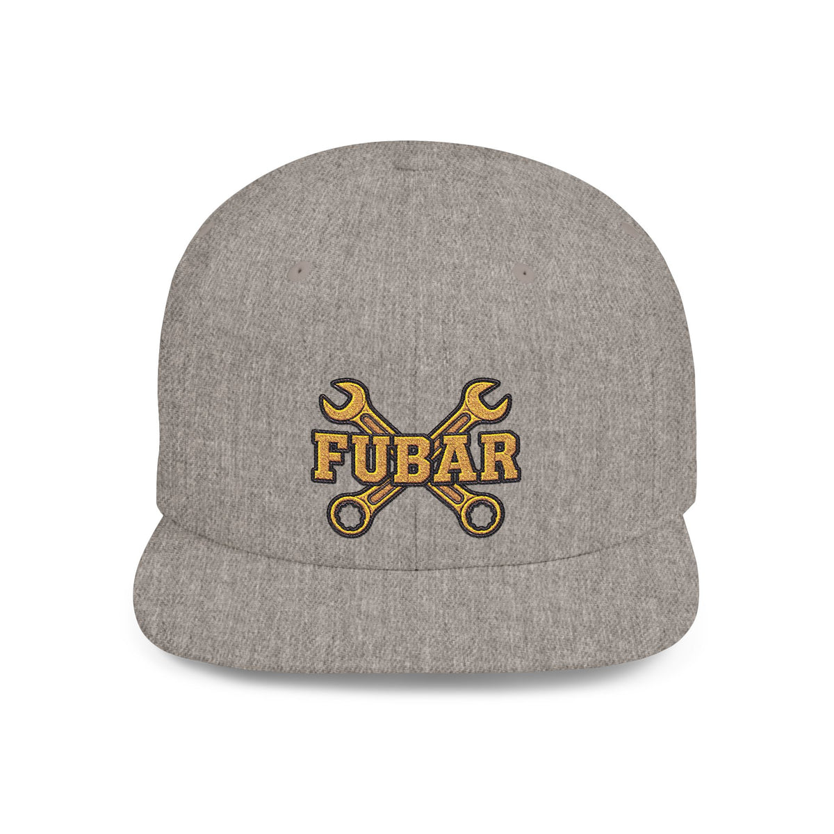 FUBAR Wrench Logo Flat-Bill Cap