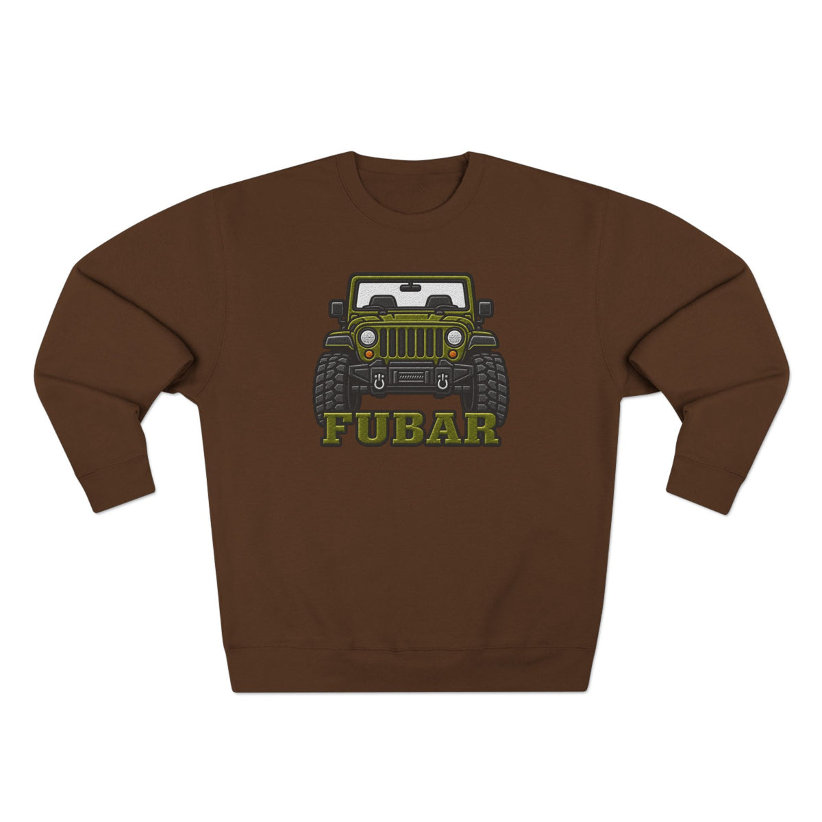 FUBAR Military Jeep Crewneck Sweatshirt