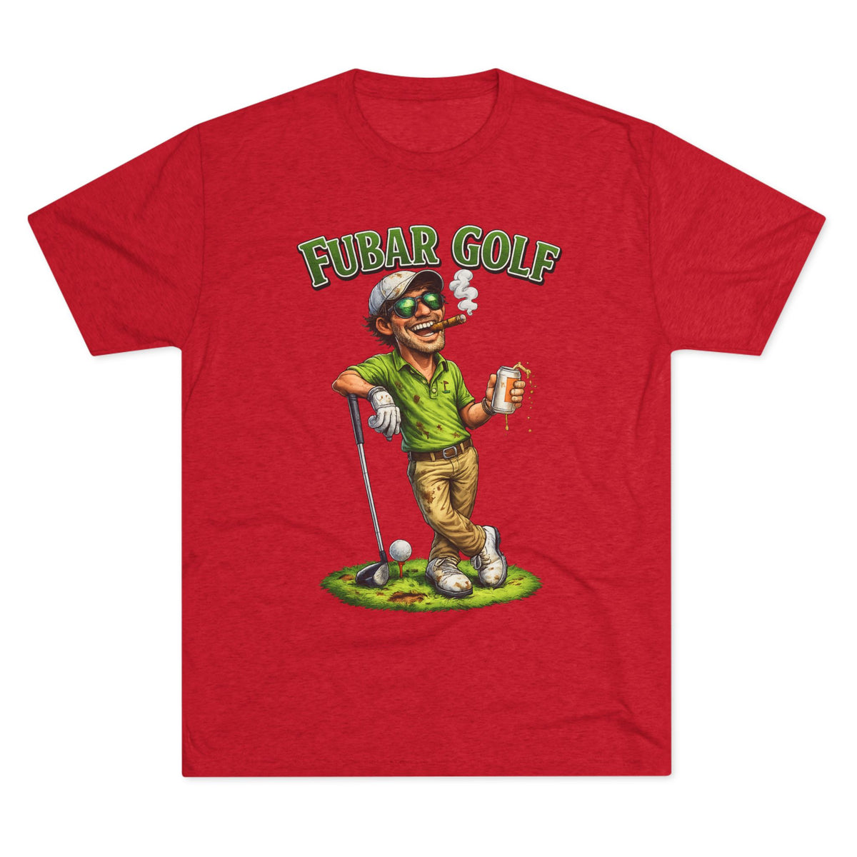 FUBAR Golf Cartoon Shirt