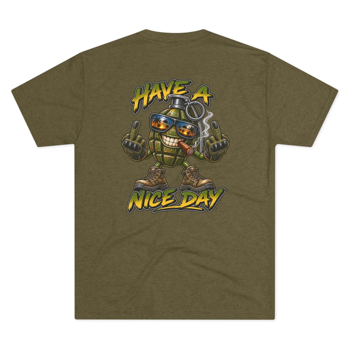 'Send It' RPG Girl & 'Have a Nice Day' Grenade Graphic