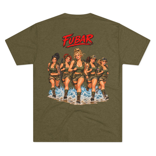 FUBAR Military Graphic Tee — Female Beach Run