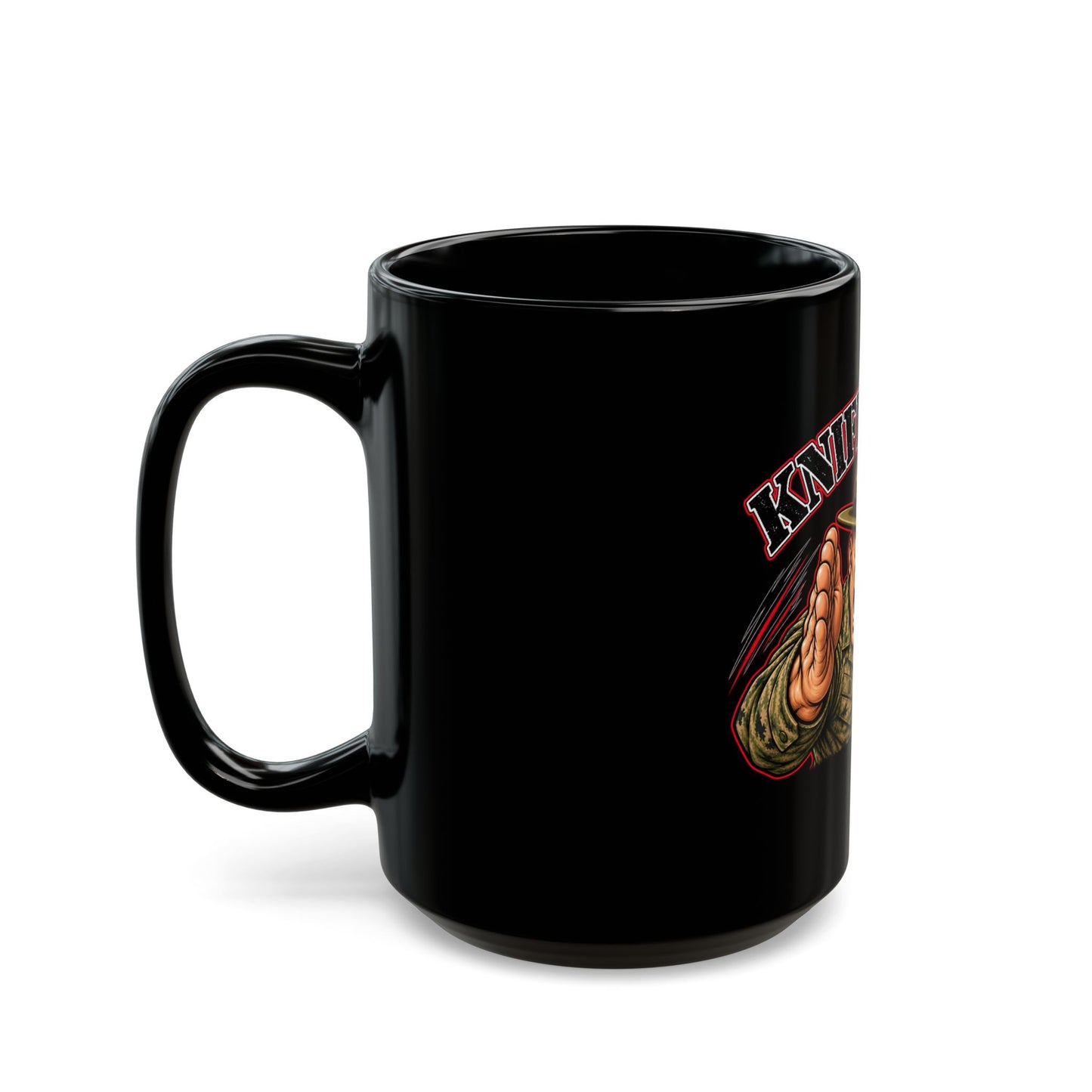 Knife Hand Mug