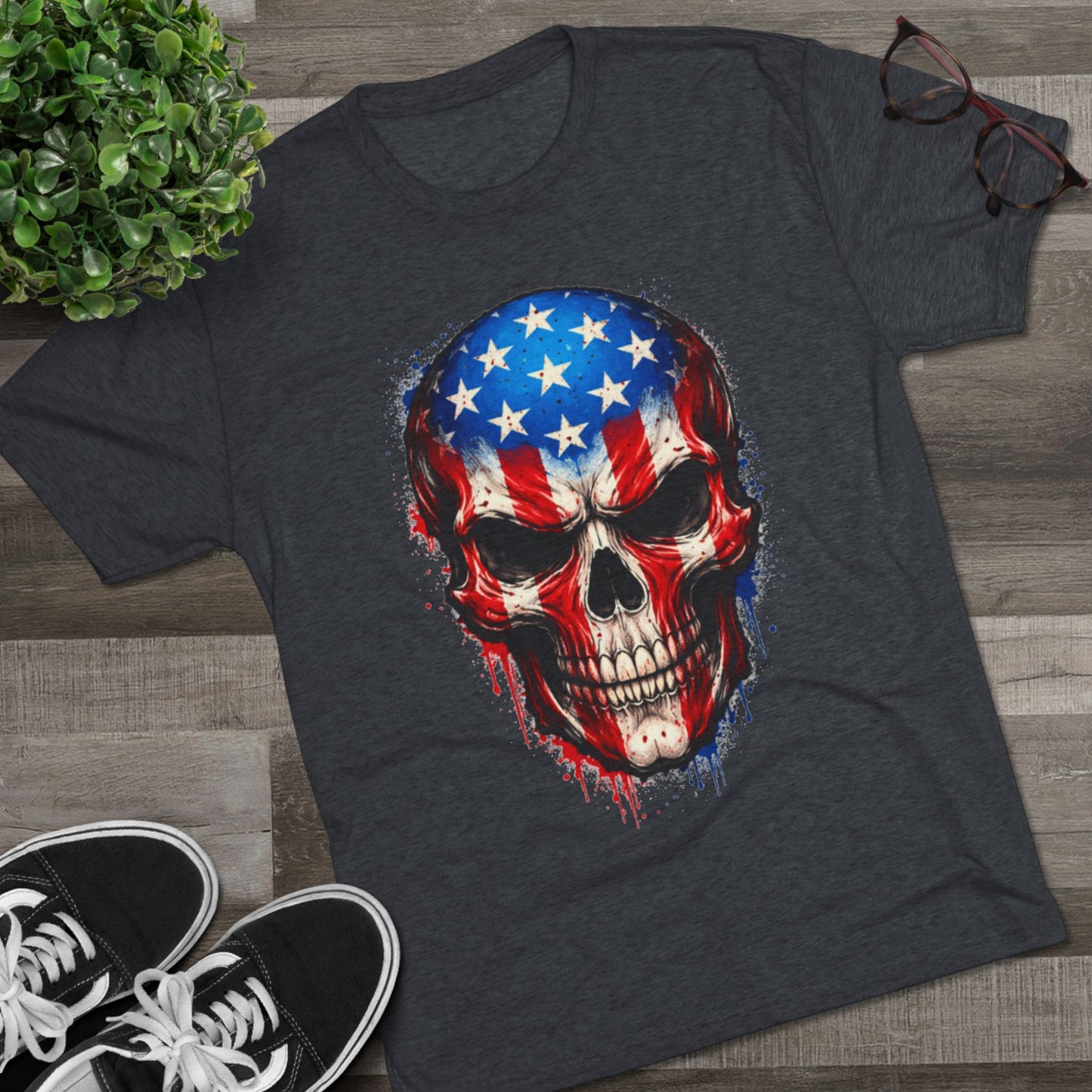 Patriotic Skull (T-Shirt)