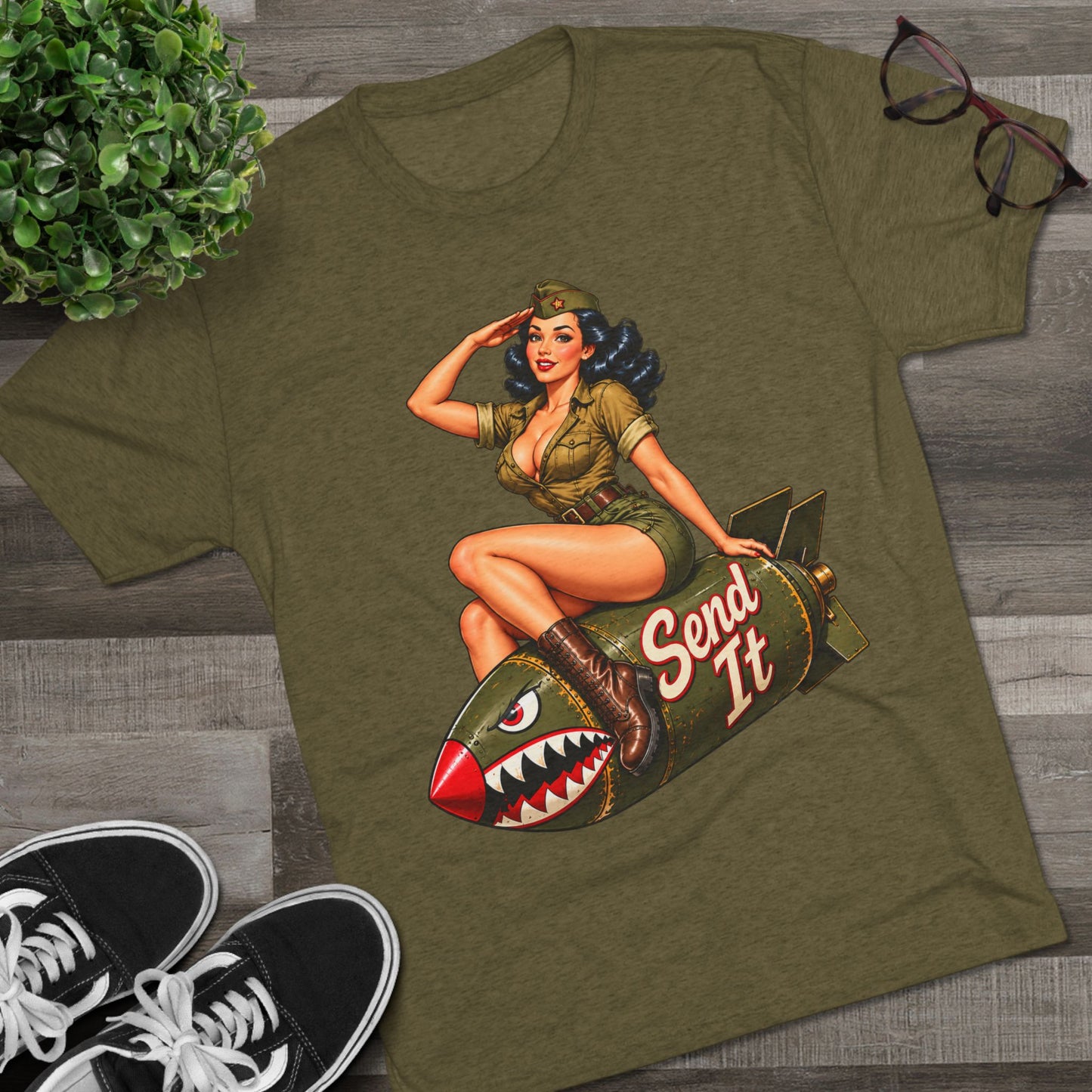 Send It Pinup Bomb Tee