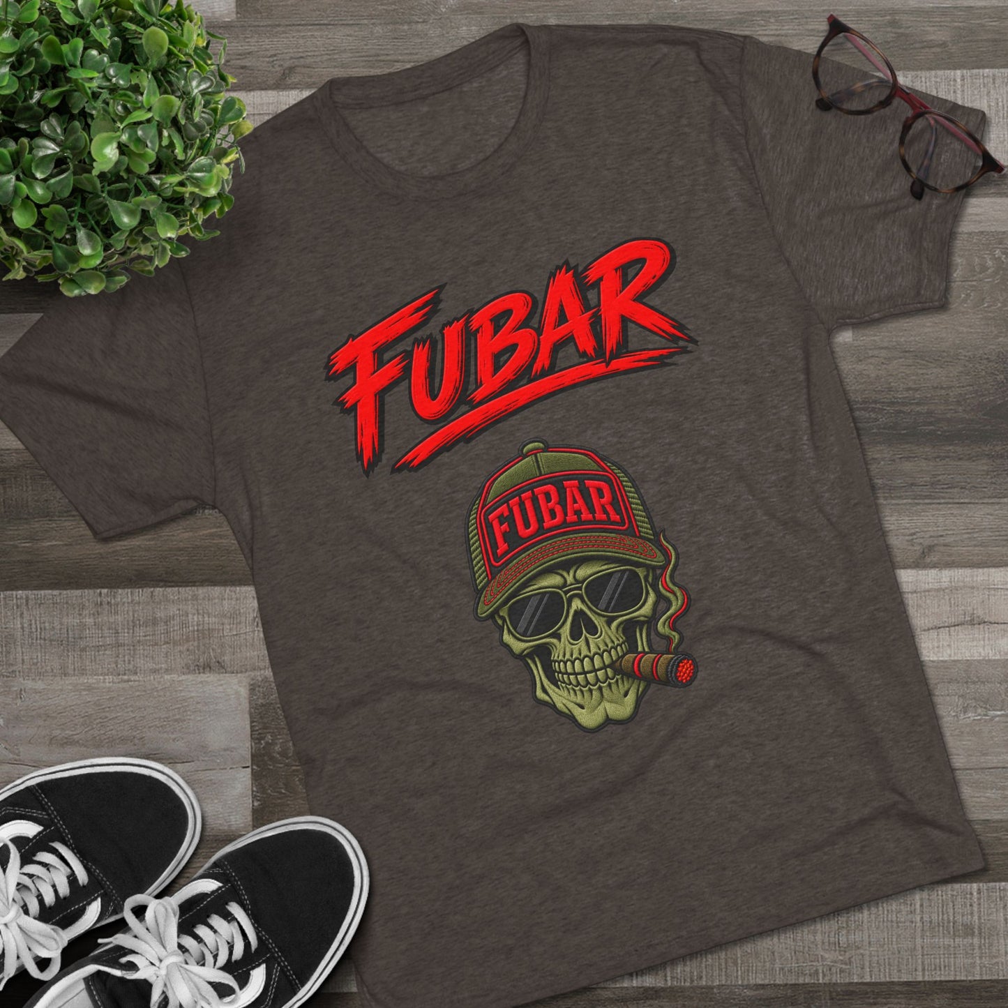 FUBAR Skull & Crest Tee