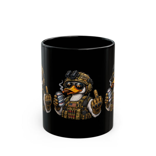 Tactical Duck coffee cup