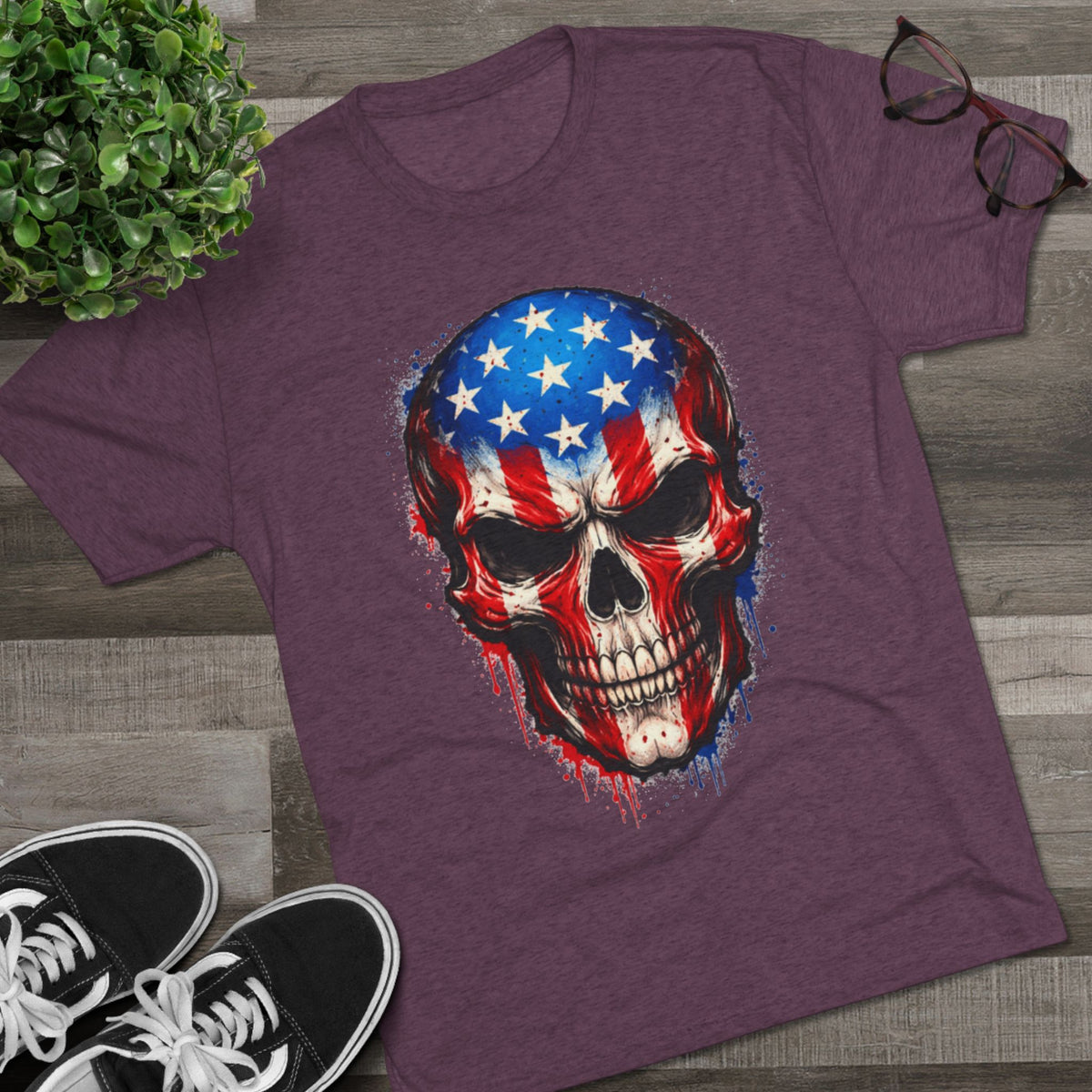 Patriotic Skull (T-Shirt)