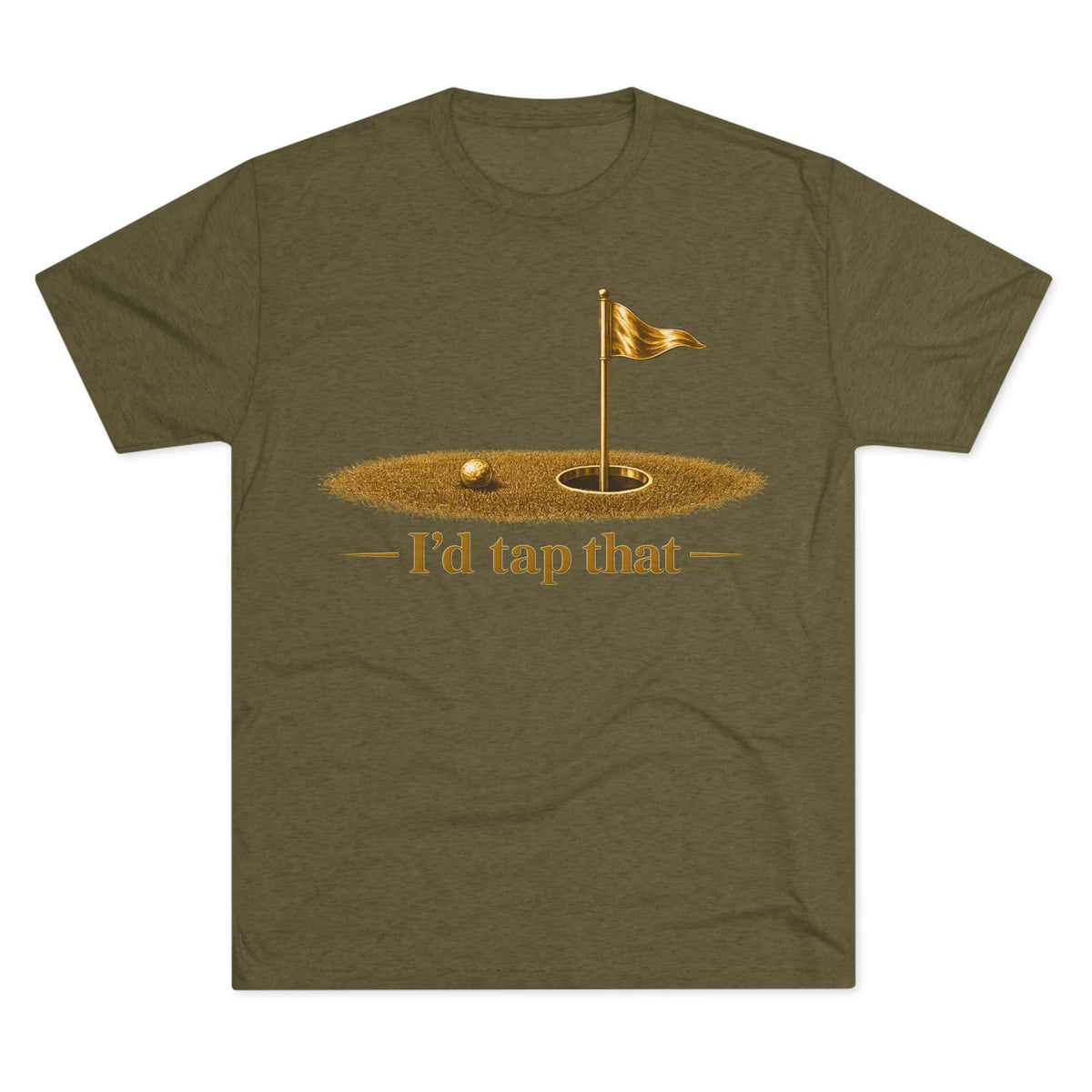 "I'd Tap That" with Skull Cigar FUBAR Back Graphic