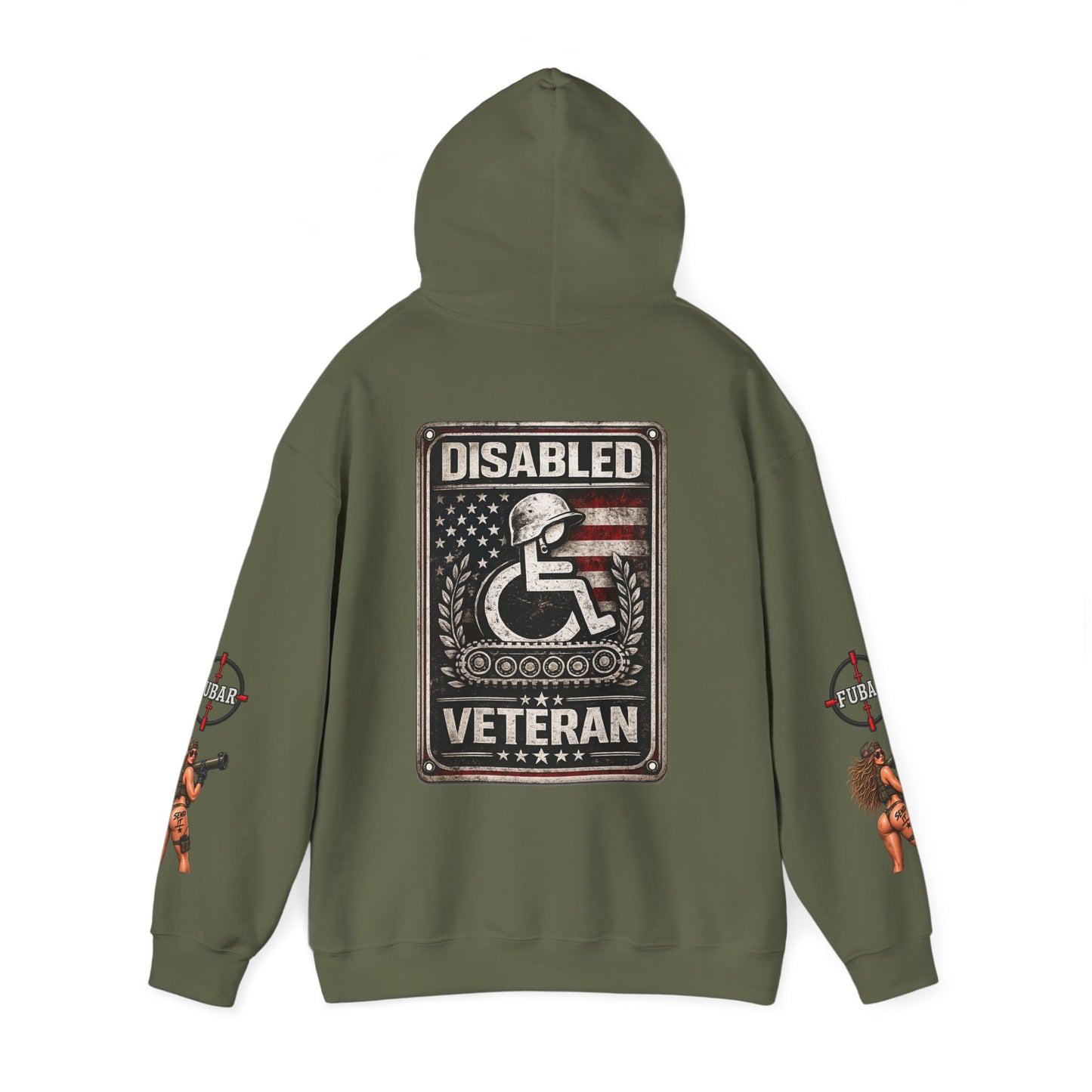 Disabled Veteran Hoodie — FUBAR Fashion "Dress Accordingly"