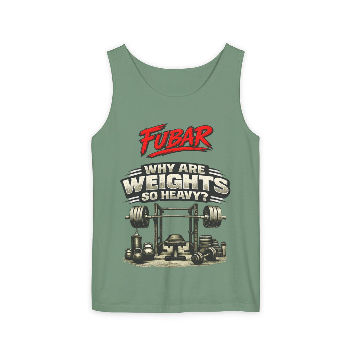 "Why Are Weights So Heavy?" Graphic Tank Top