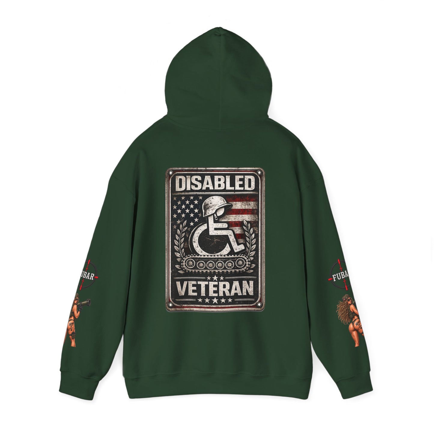 Disabled Veteran Hoodie — FUBAR Fashion "Dress Accordingly"