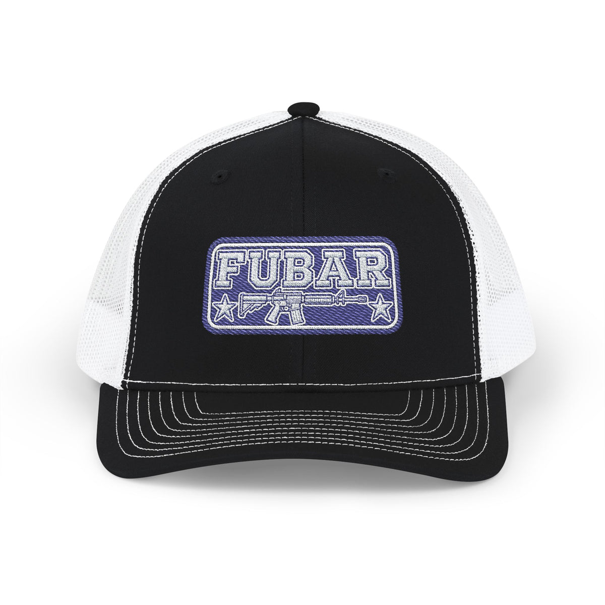Richardson FUBAR Vintage Patch Trucker Cap (Embroidered)