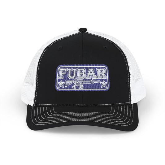 Richardson FUBAR Vintage Patch Trucker Cap (Embroidered)