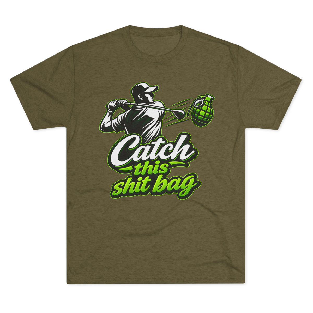 Catch This Shit Bag Baseball Tee
