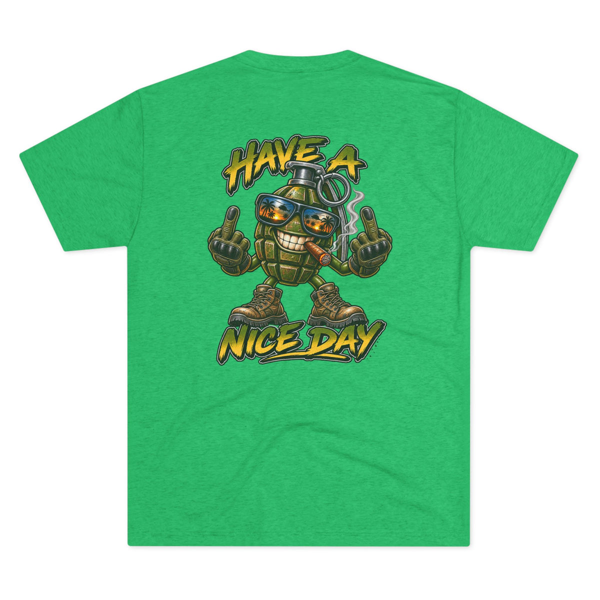 'Send It' RPG Girl & 'Have a Nice Day' Grenade Graphic