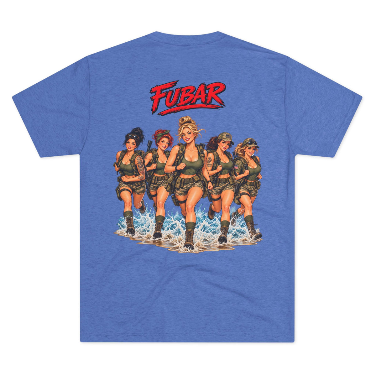 FUBAR Military Graphic Tee — Female Beach Run