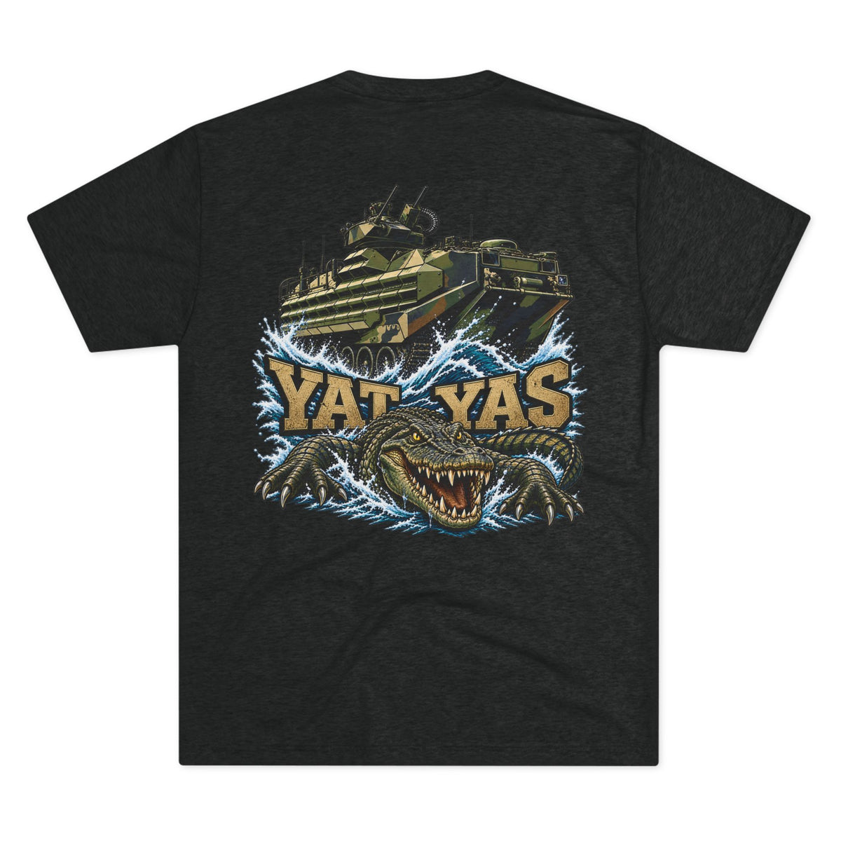 YAT YAS back-military shirt