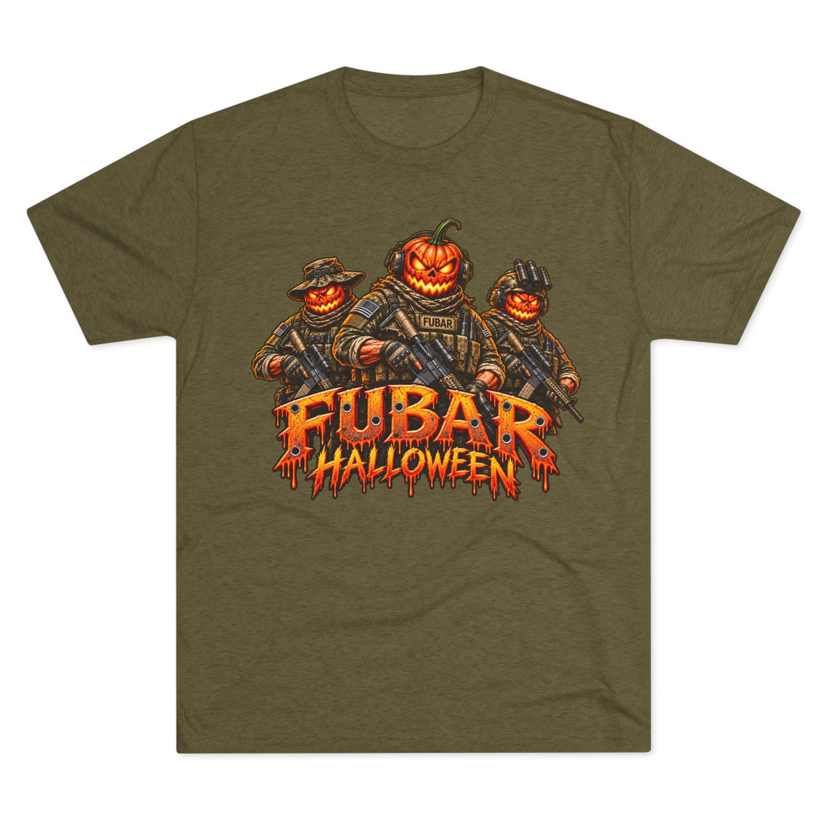 Halloween FUBAR Pumpkin Soldiers T-Shirt
