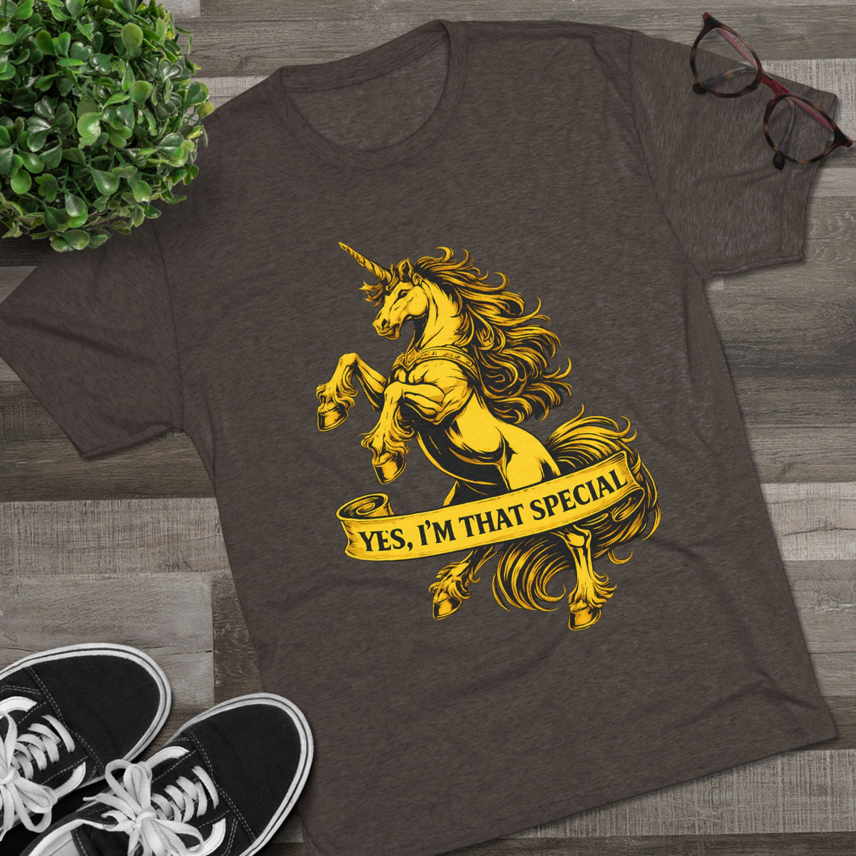 Yes I'm That Special Unicorn Tee — FUBAR Graphic Crew Shirt
