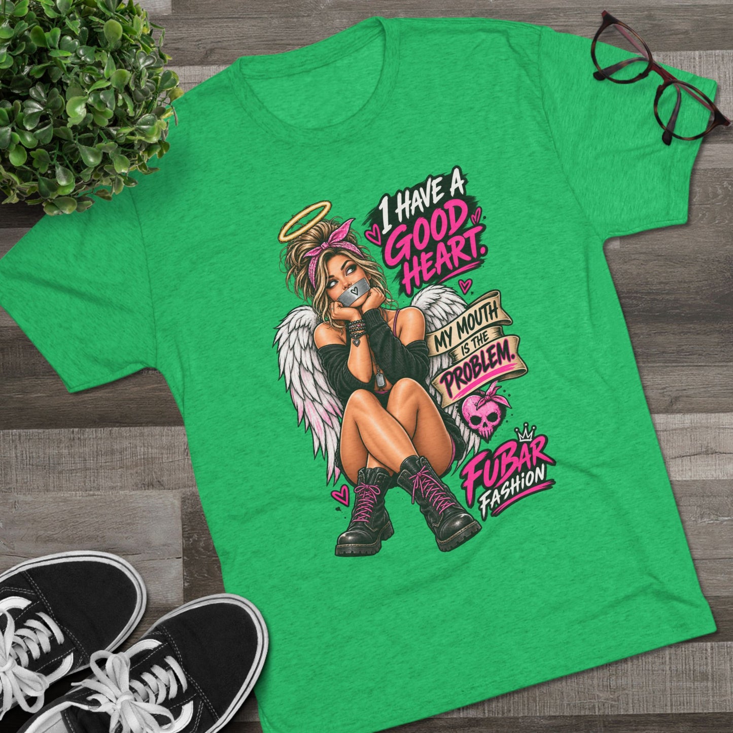 Women's "I Have a Good Heart, My Mouth Has a Problem"