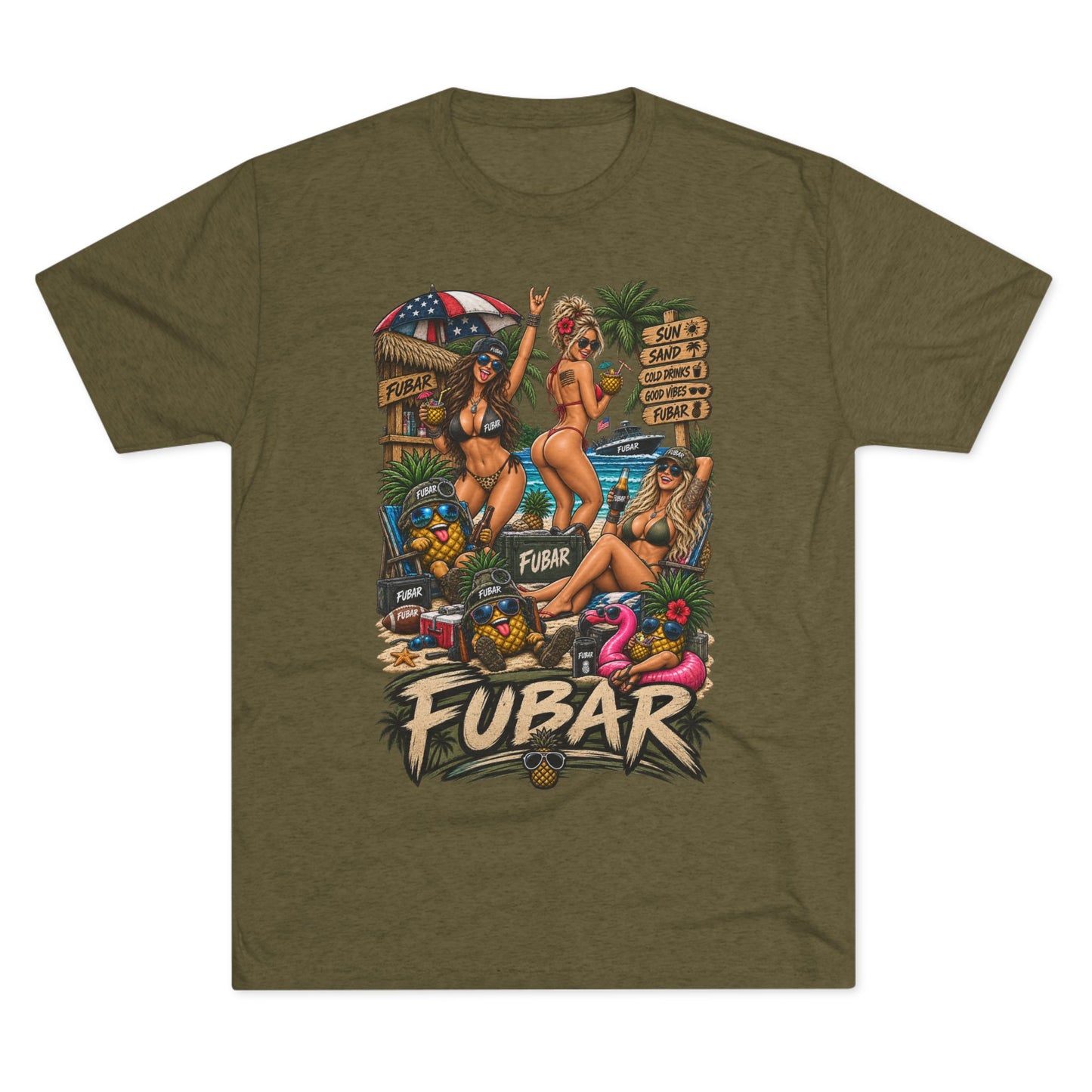 Men's FUBAR Beach Party T-Shirt