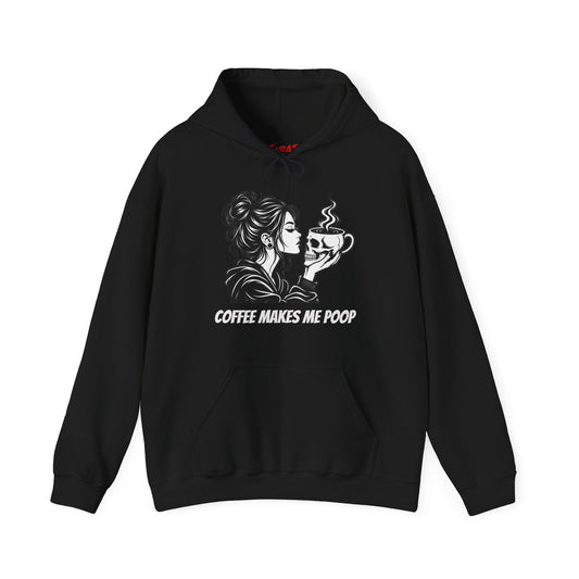 Women's-Coffee Makes Me Poop Hoodie