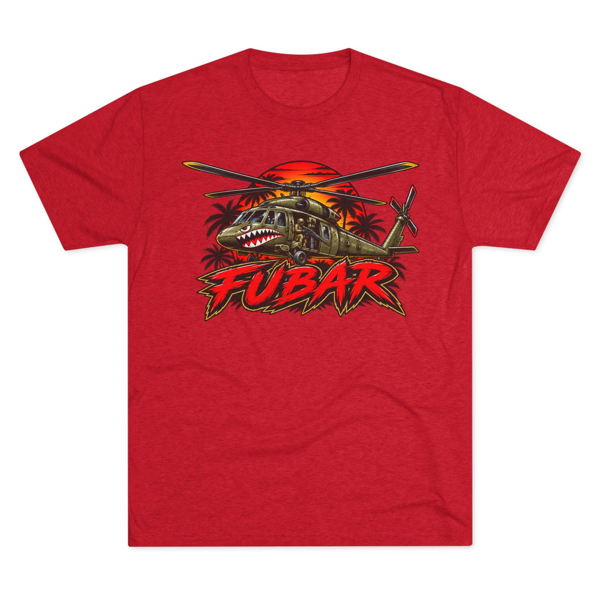 FUBAR Military Helicopter Tee