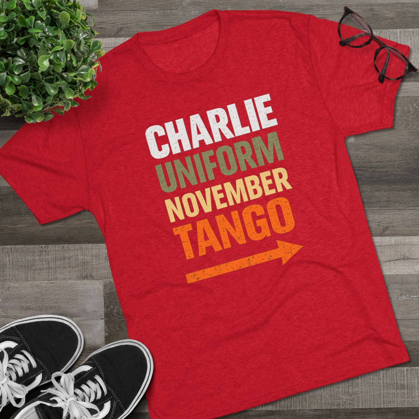 Charlie Uniform November Tango T‑Shirt