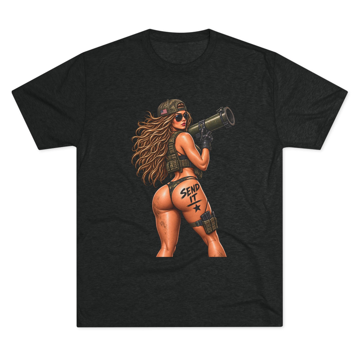 'Send It' RPG Girl & 'Have a Nice Day' Grenade Graphic